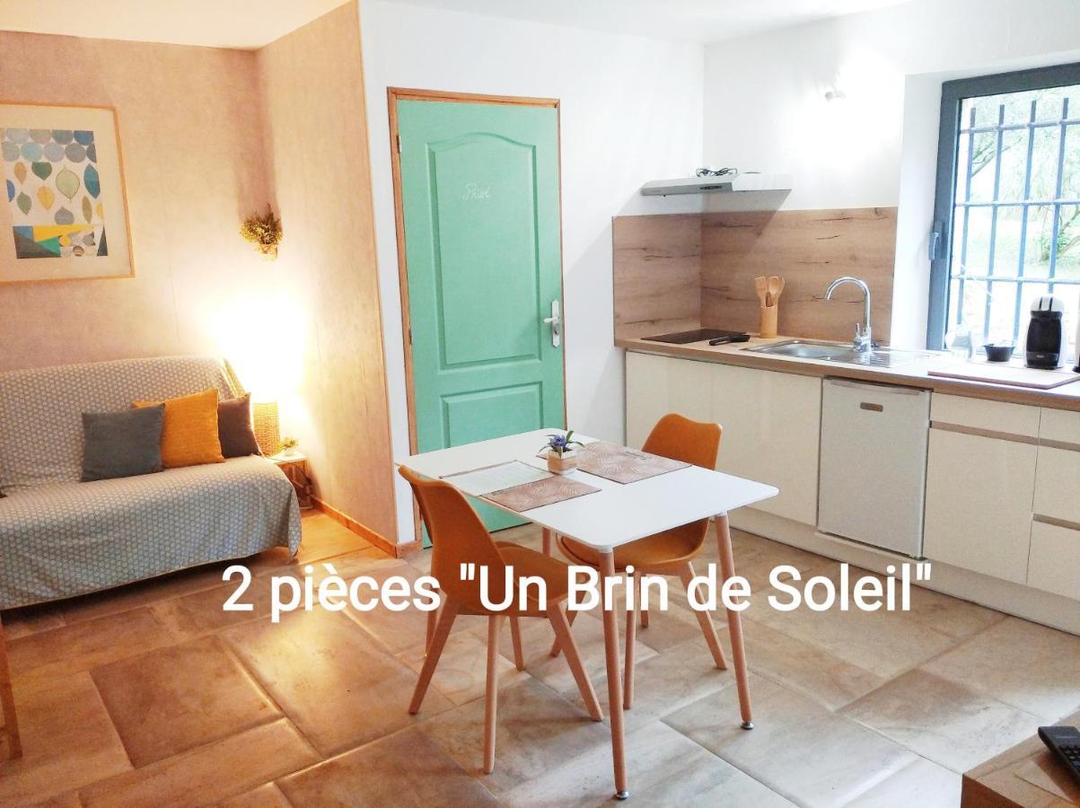 2 Pieces "Le Brin De Soleil" Gites Appart 'Hotel L'Echappee Belle D'Aubenas Logement 1 Sur 3 Esterno foto
