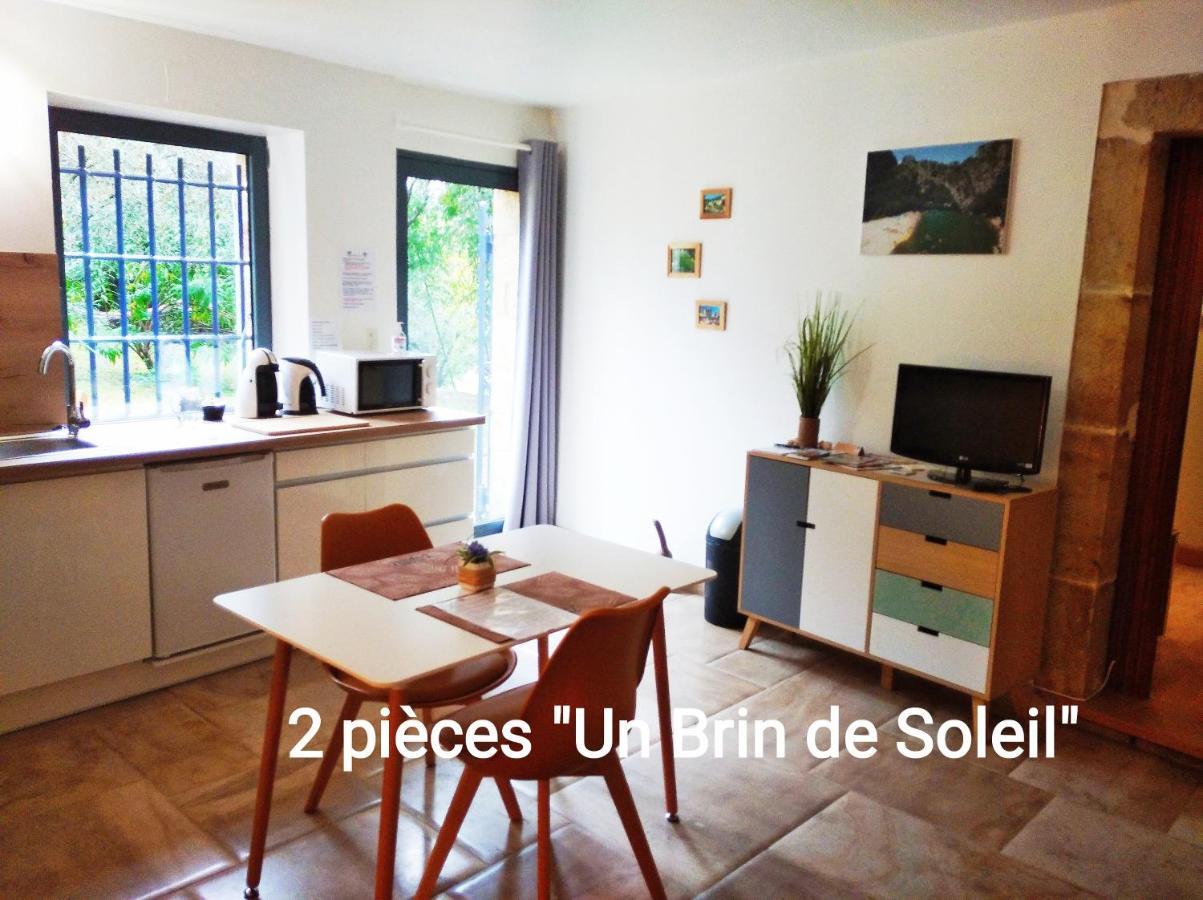 2 Pieces "Le Brin De Soleil" Gites Appart 'Hotel L'Echappee Belle D'Aubenas Logement 1 Sur 3 Esterno foto